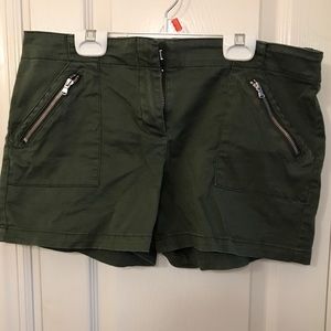 Army Green New York Company Shorts.